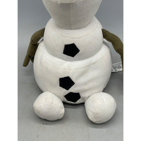 Olaf Frozen plush stuffed animal Disney Parks kids toy soft 11" white orange REA - Picture 6 of 13